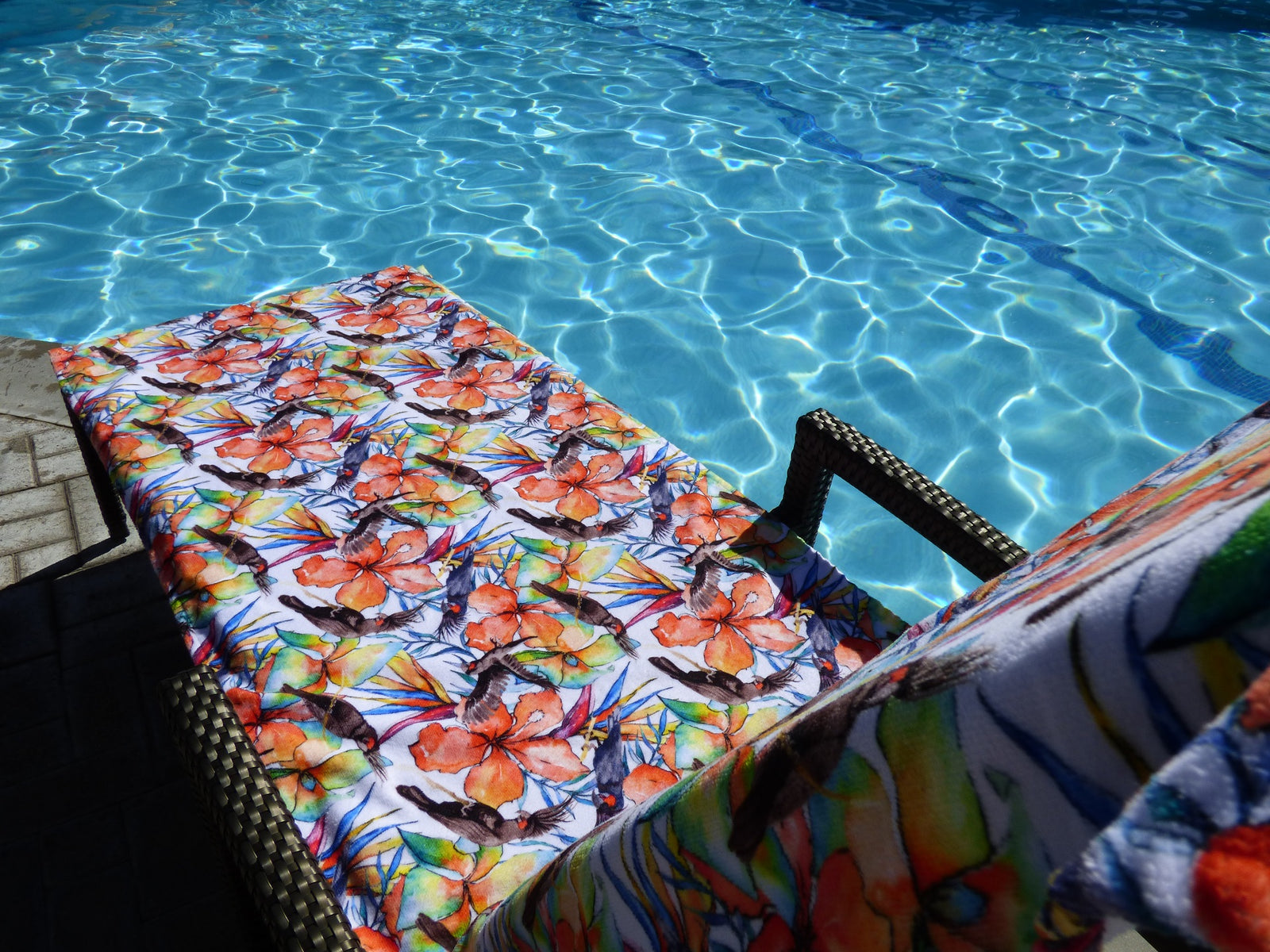 Paradise Found Lounge Chair-Length Beach Towel